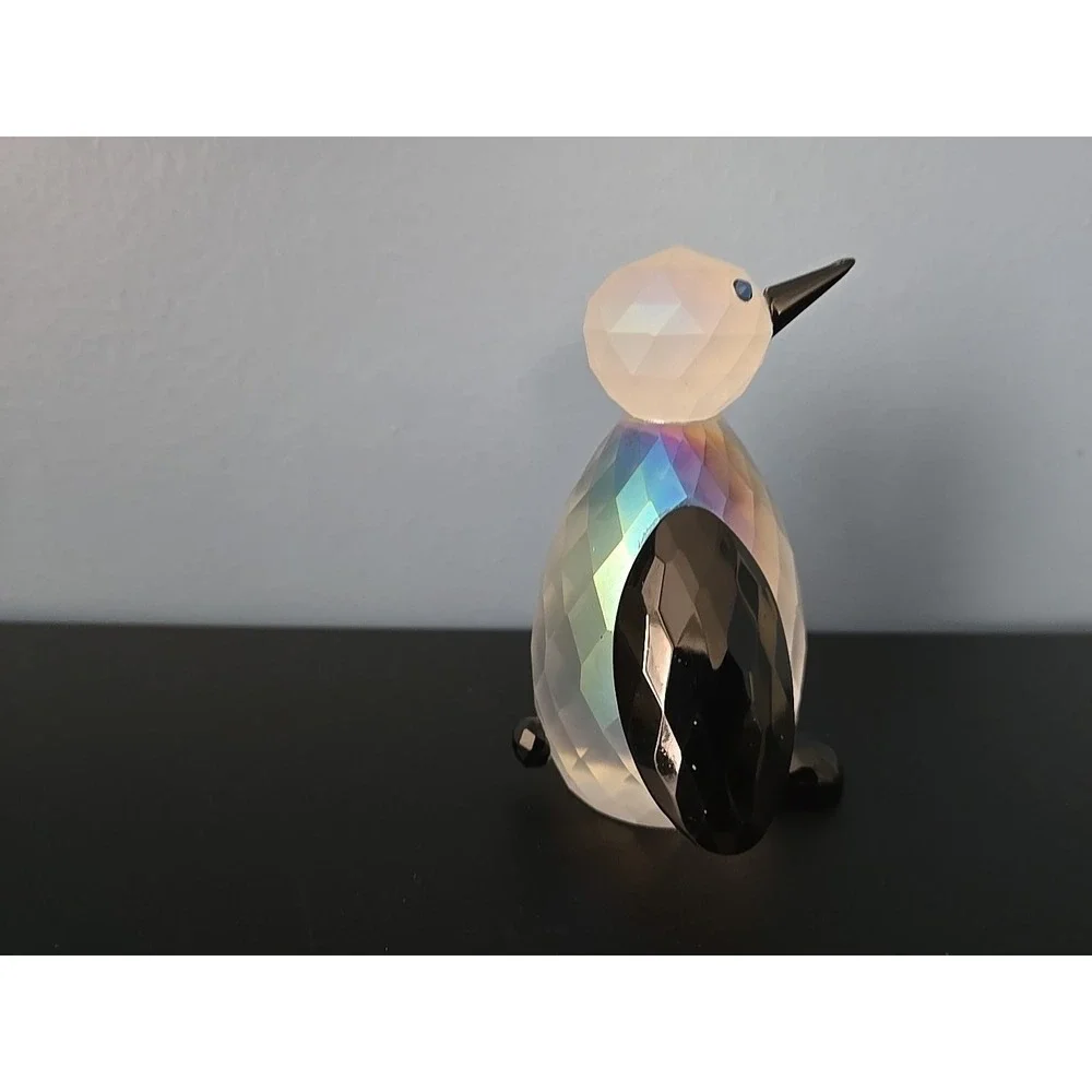 Simon Designs‎ Crystal Frosted Winter Penguin Paperweight Figurine 4